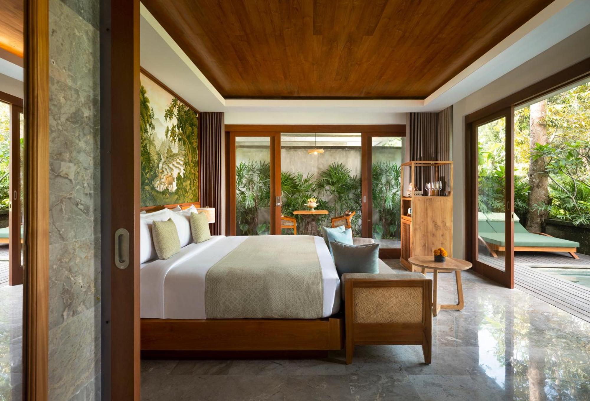 อดิวานา ซูุเวตา - ผ่านการรับรอง Chse Hotel อูบุด ภายนอก รูปภาพ A bedroom at the hotel